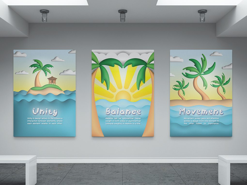Tropical design principles poster series